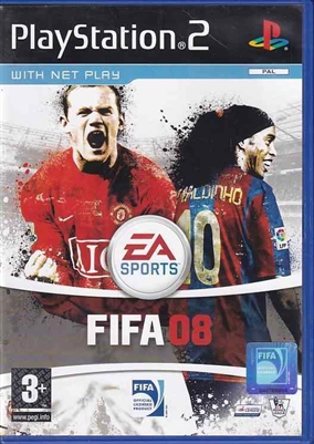 FIFA 08 Engelsk - PS2 (B Grade) (Genbrug)
